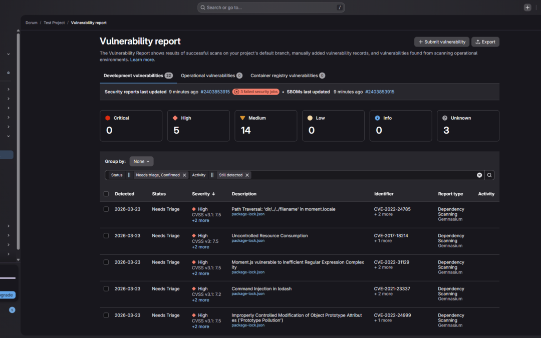 Why A 9.8 CVSS Score May Not Matter: Reducing Risks And Unnecessary Alerts Using JFrog Xray and GitLab’s Dependency Scanning